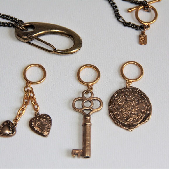 Tat 2 Gunmetal Figaro Chain Necklace - Picture 2 of 8